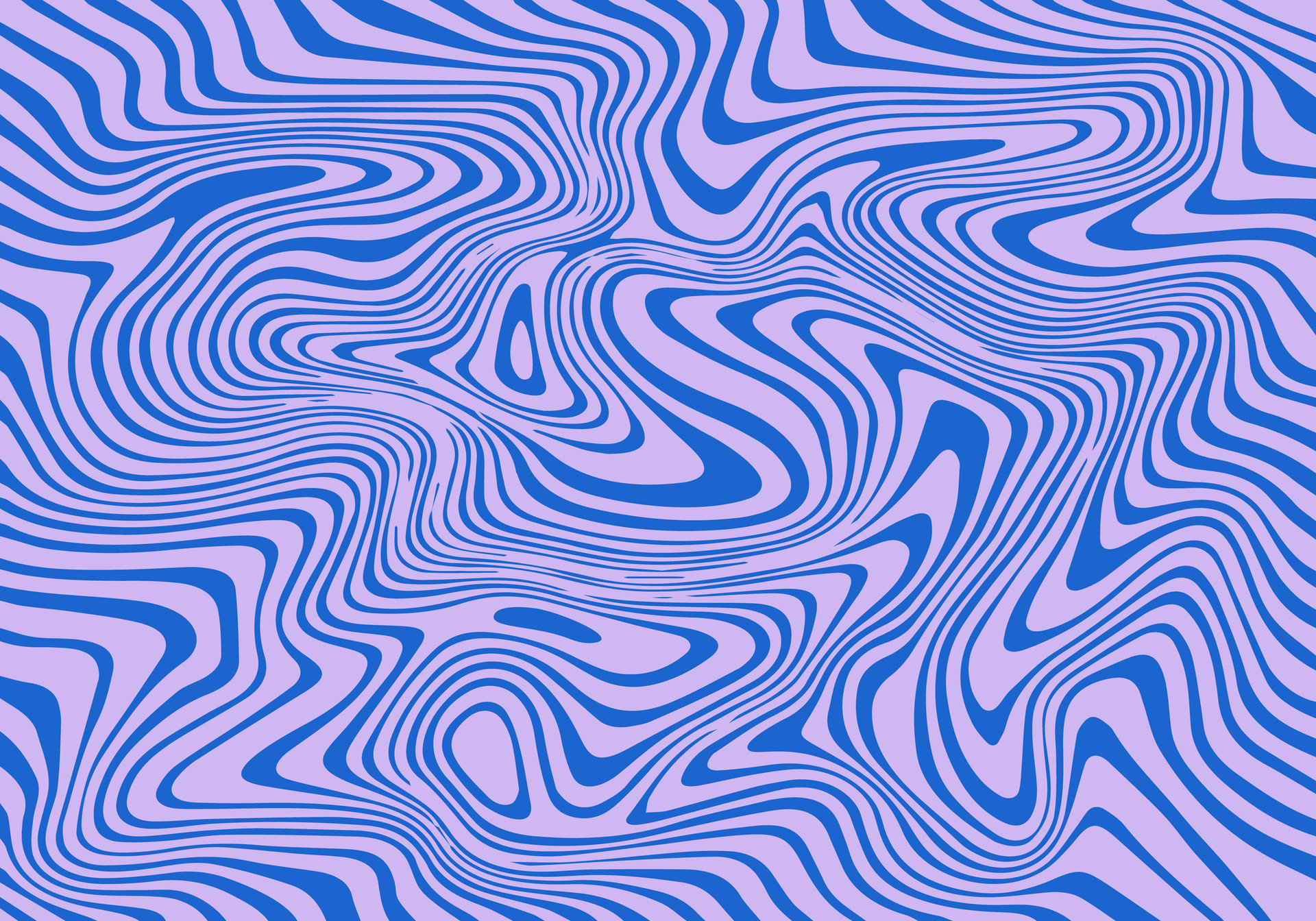 Ein psychedelisches Muster in verschiedenen Violett-Tönen