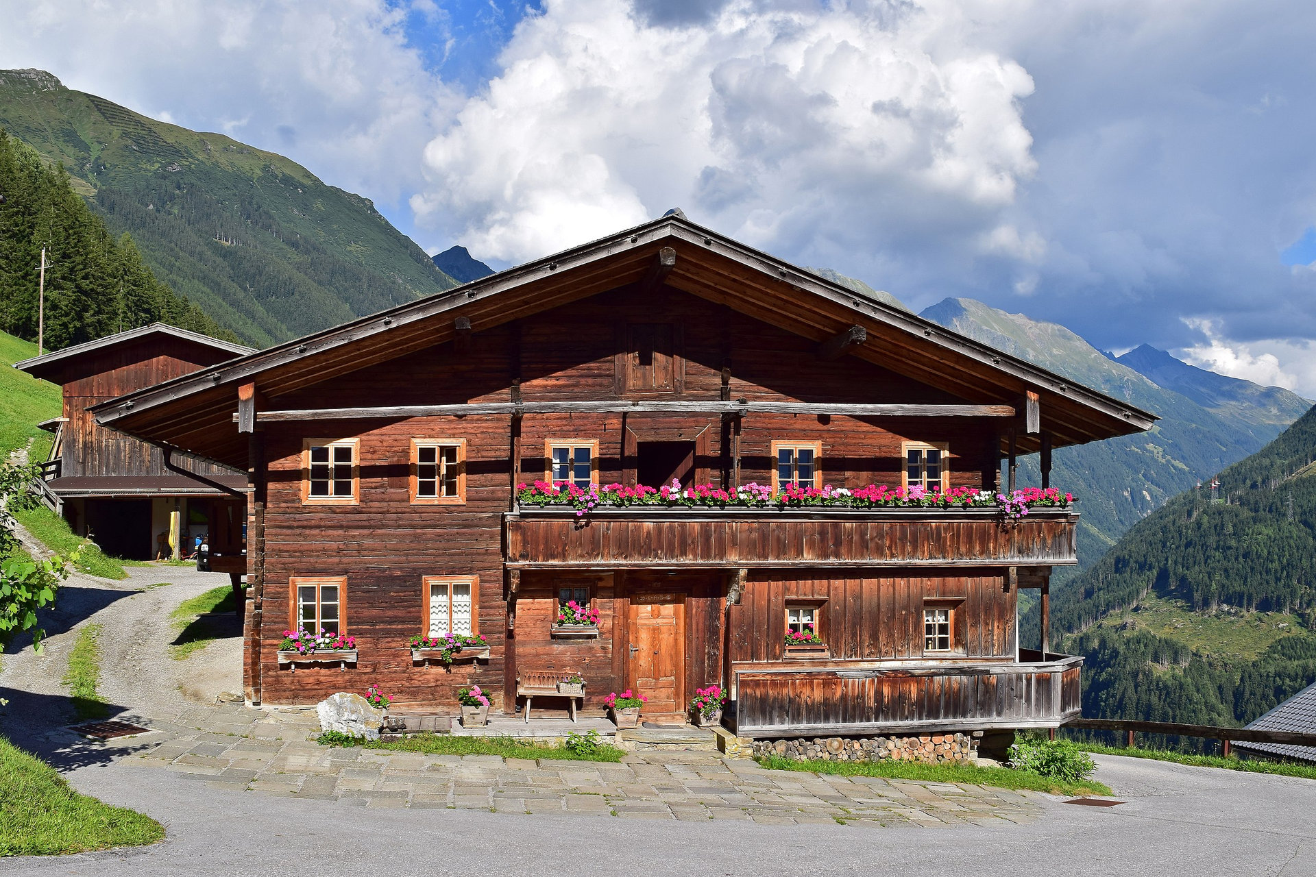 Ein Bauernhaus in Tirol