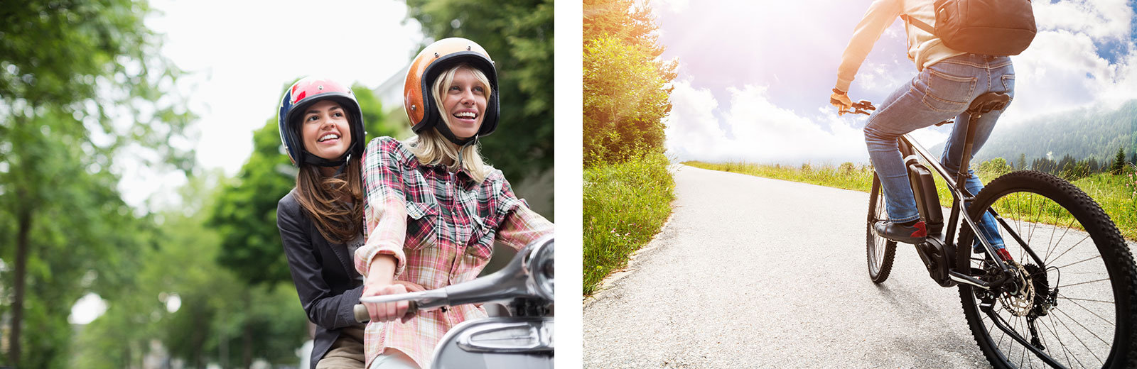 Spaßig oder sportlich unterwegs mit dem eigenen Zweirad