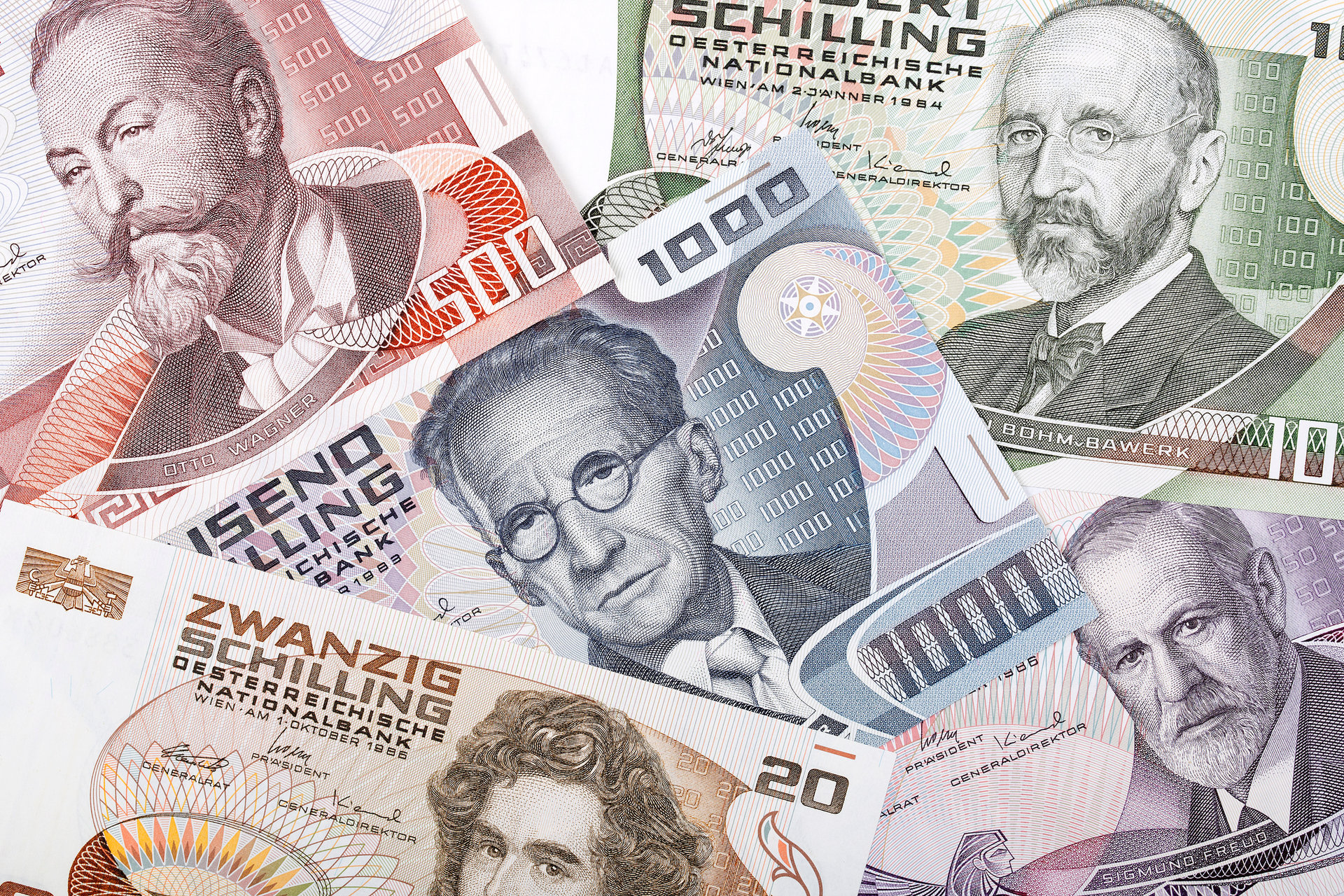 Der Vorgänger des Euro, der Schilling