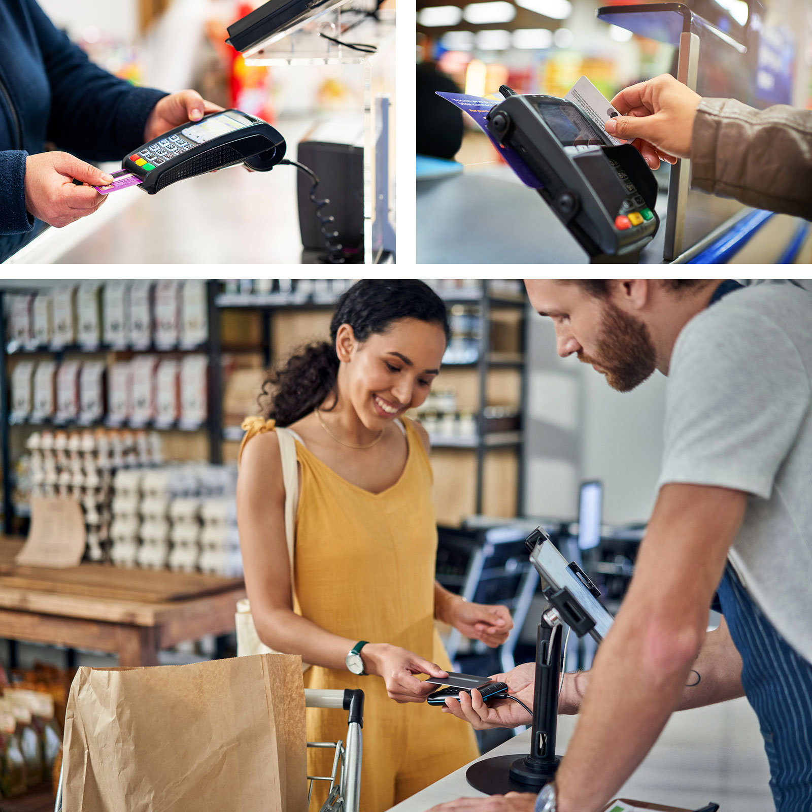 Vom einstecken, über Durchziehen zum Auflegen: Kartenzahlung wird unkomplizierter.