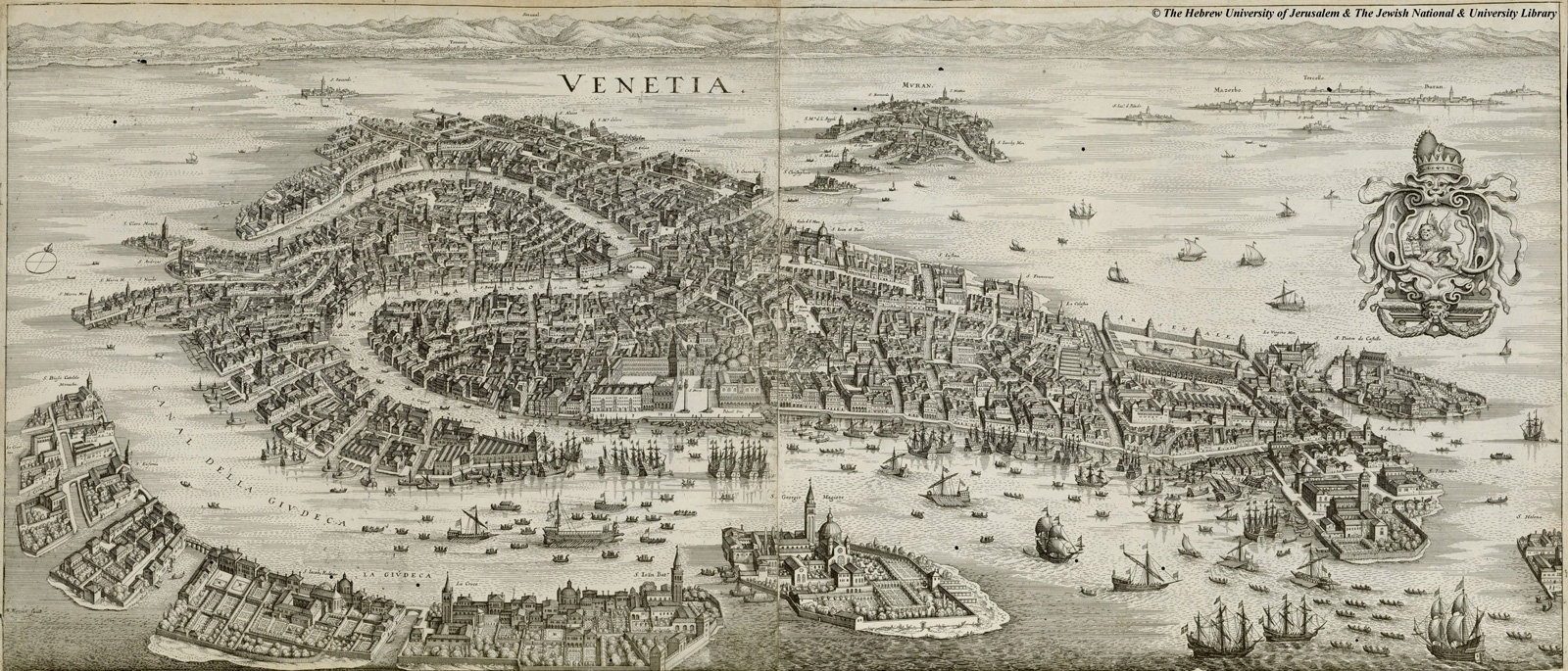 Venedig Landkarte