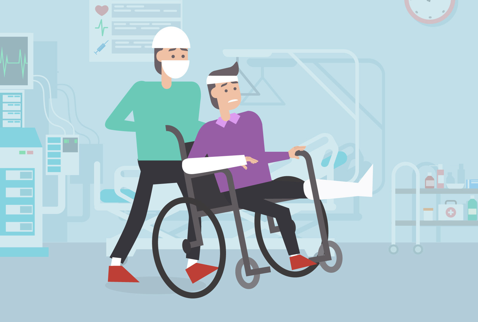 sofortschutz_unfall_12 Entlassung aus dem Spital heißt nicht Rückkehr zur Normalität.