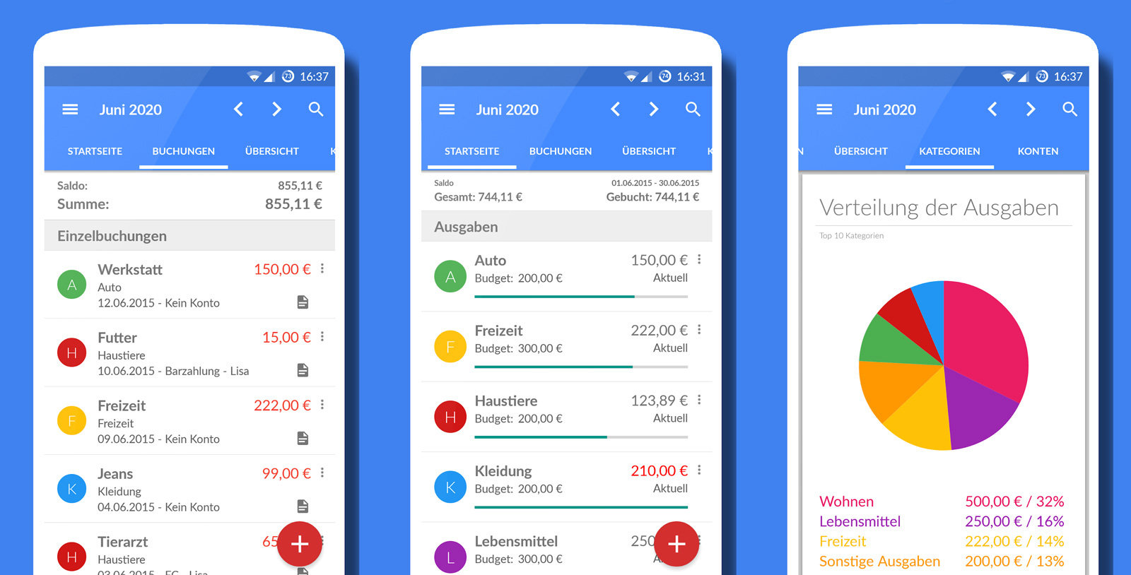 App „Unser Haushaltsbuch”