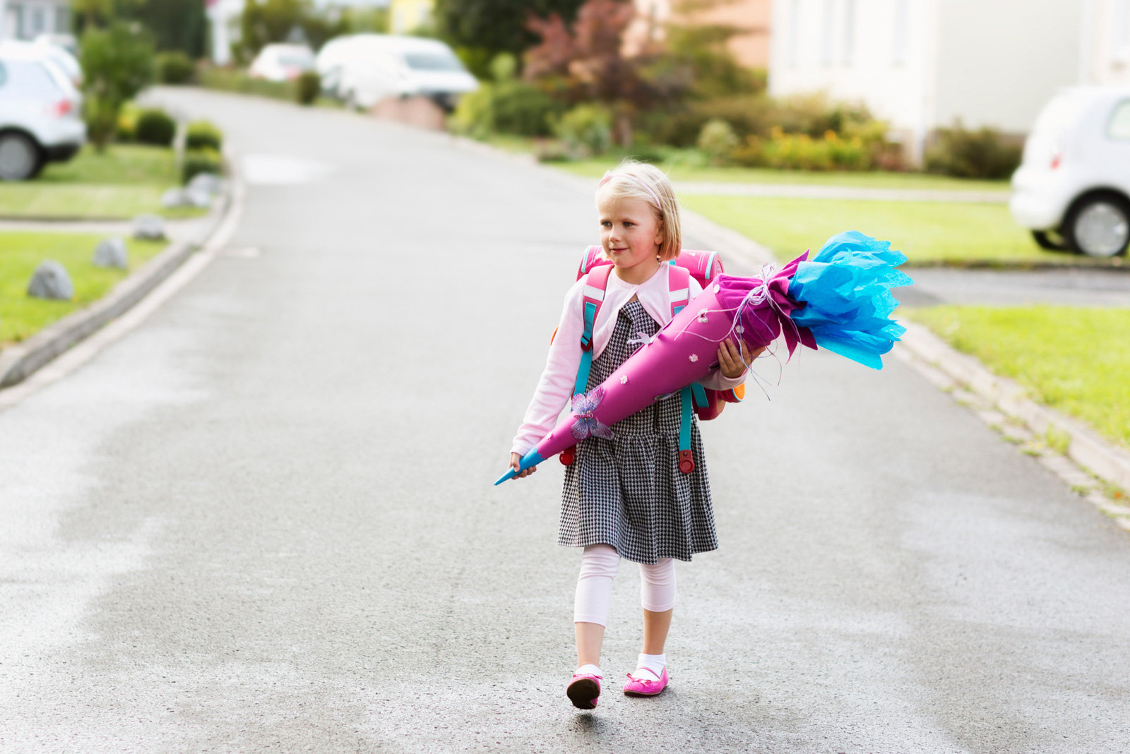 Schultüte: in Österreich und Deutschland gehört sie zur Einschulung