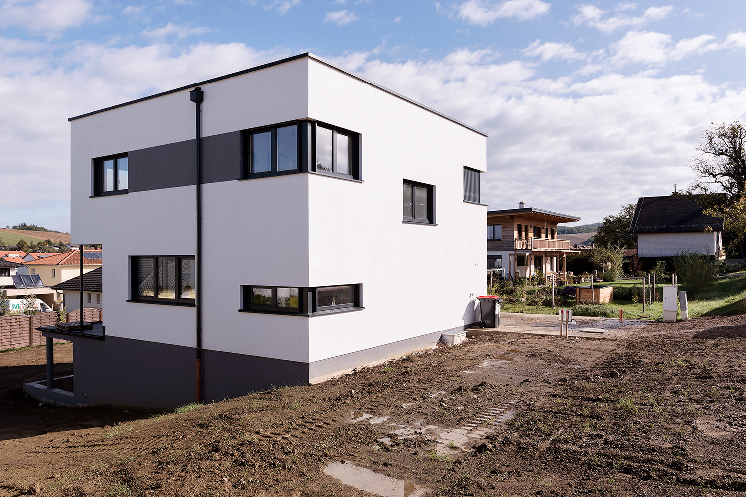 Nachdem das Grundstück gefunden wurde, konnte mit der Planung begonnen werden (@Marcel Köhler / Wüstenrot)