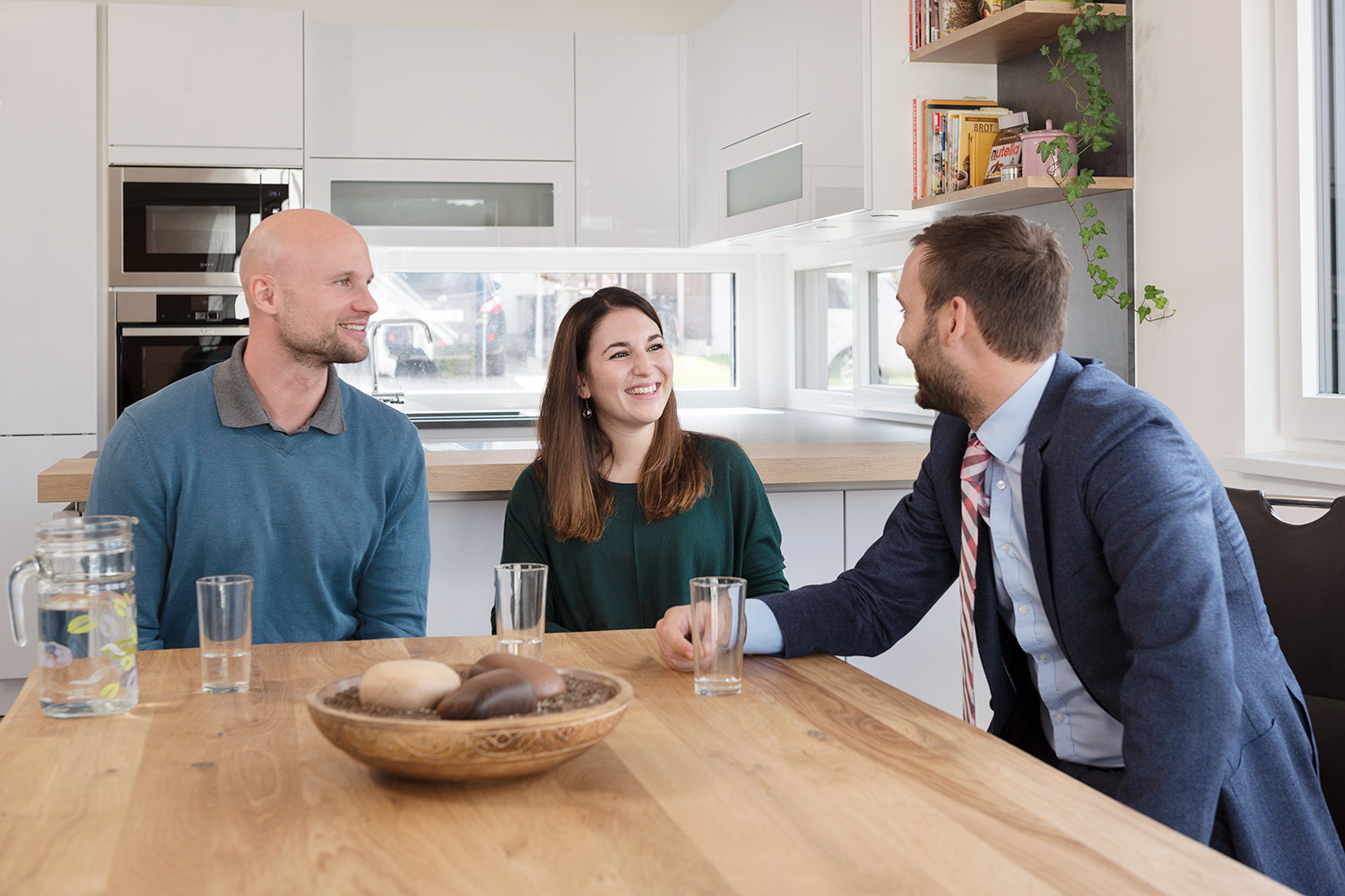 Ehepaar Gottlieb war schnell klar, dass sie ihr Eigenheim lieber selbst bauen wollen (@Marcel Köhler / Wüstenrot)