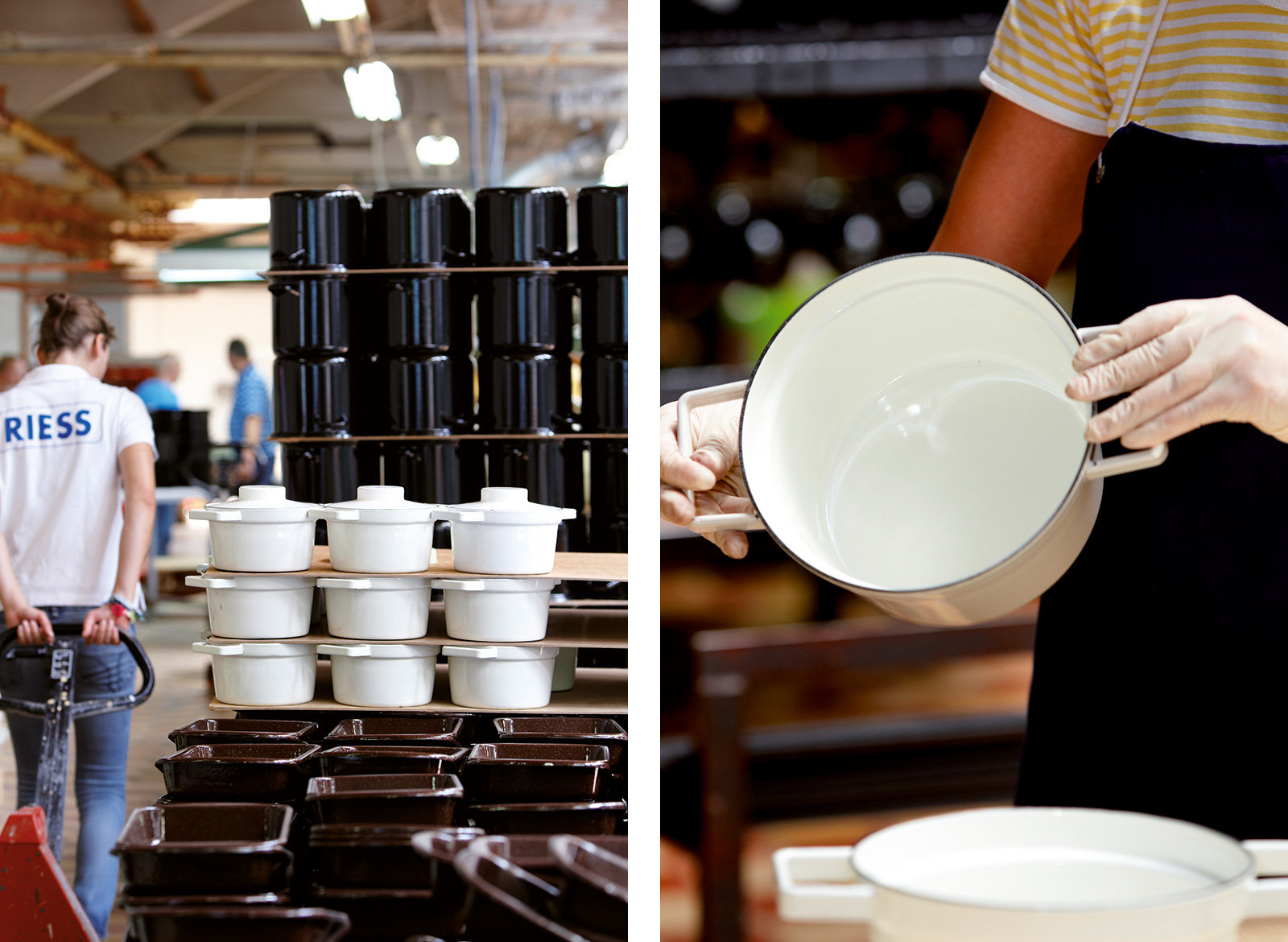 Endkontrolle vor der Verpackung