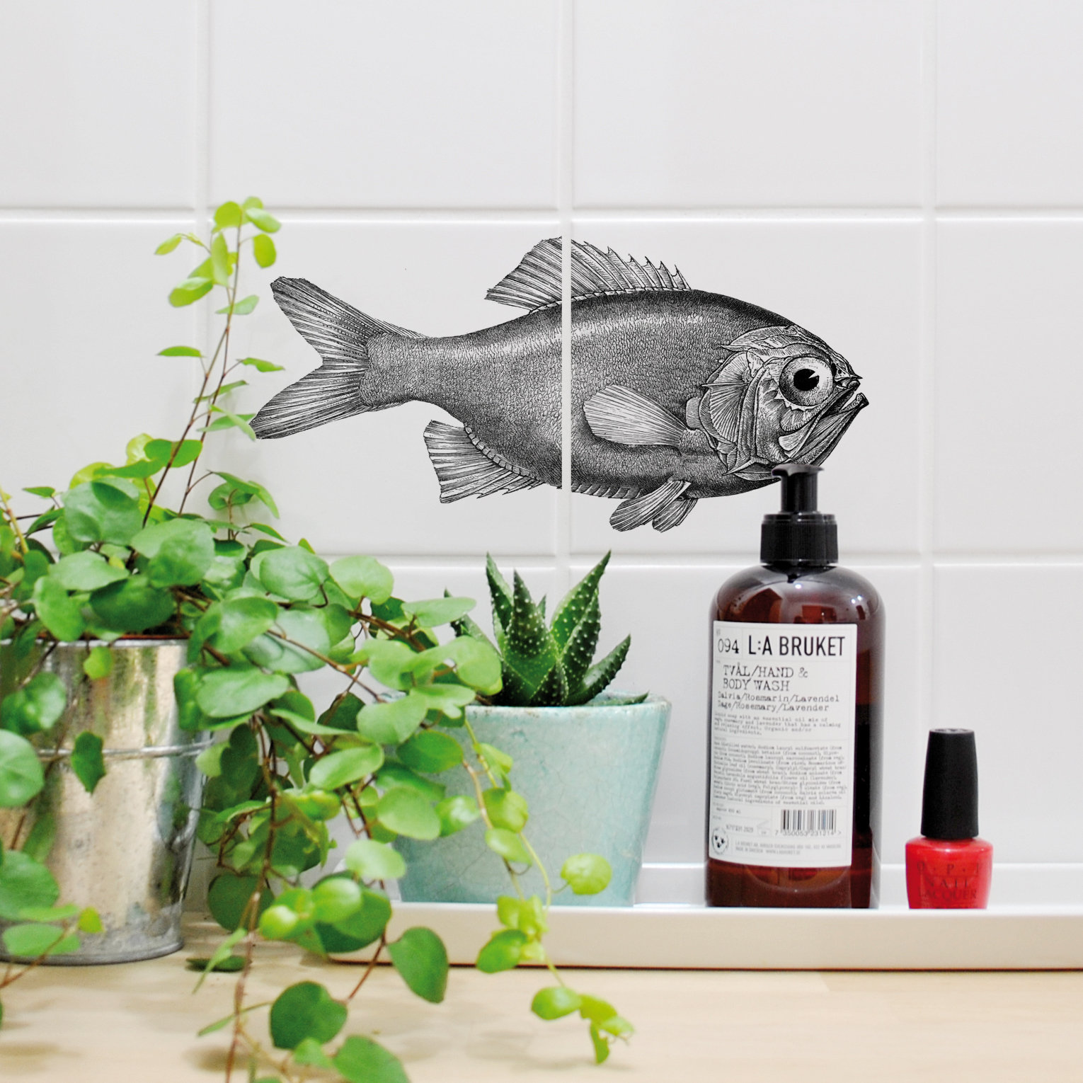 Weniger ist manchmal mehr: Mit Wandbildern wie diesem von Boubouki kannst du Akzente setzen.