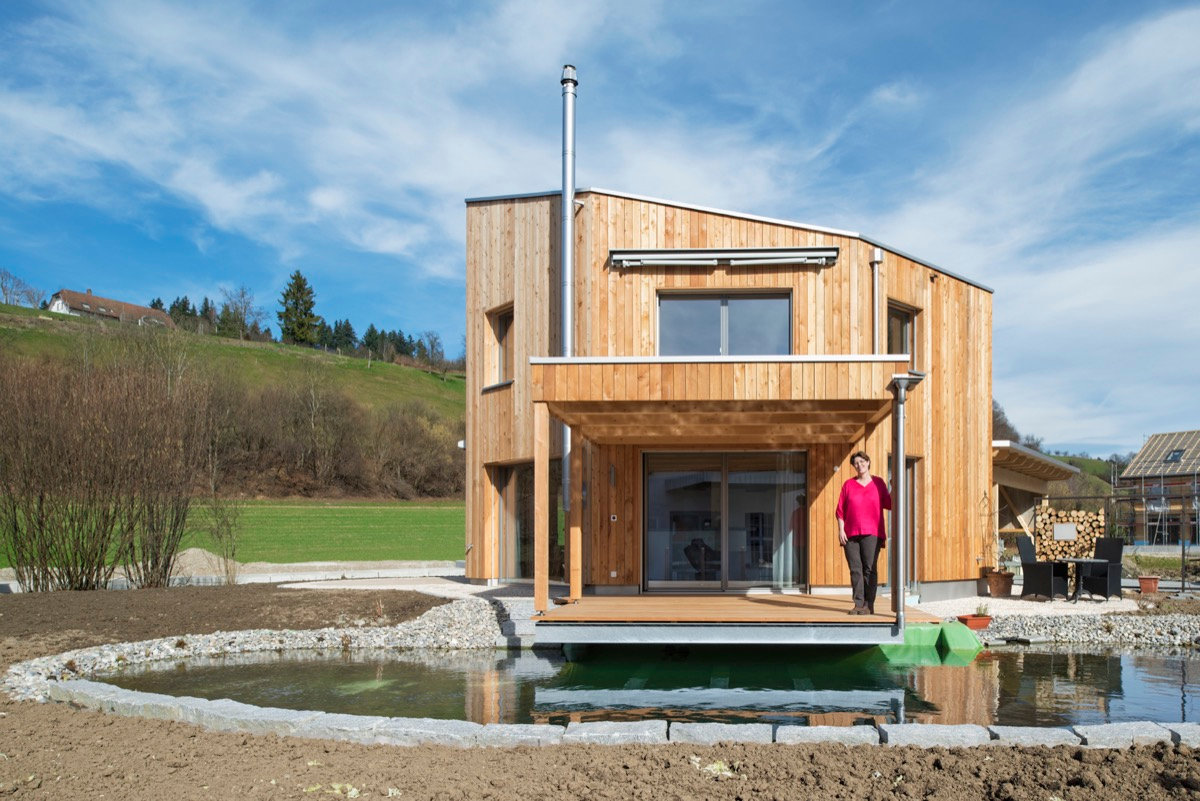 Aufnahmen von Referenzobjekt EFH Jud Franziska - Haus Aqua - in Zofingen, Neubau in Holz 100