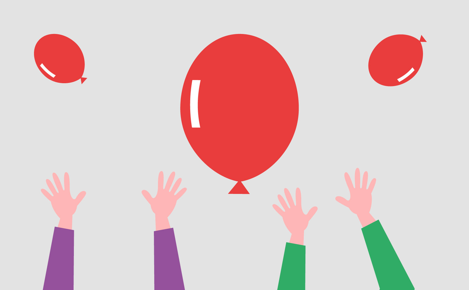 Luftsicherheit: Ballons richten zu Hause keine Schäden an.