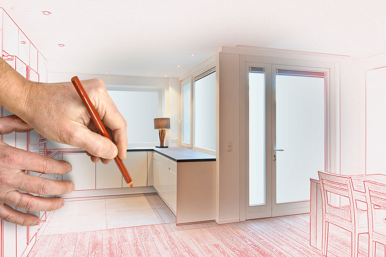 Nach Maß: Für eine gute Küchenplanung musst du die Raummaße genau kennen.