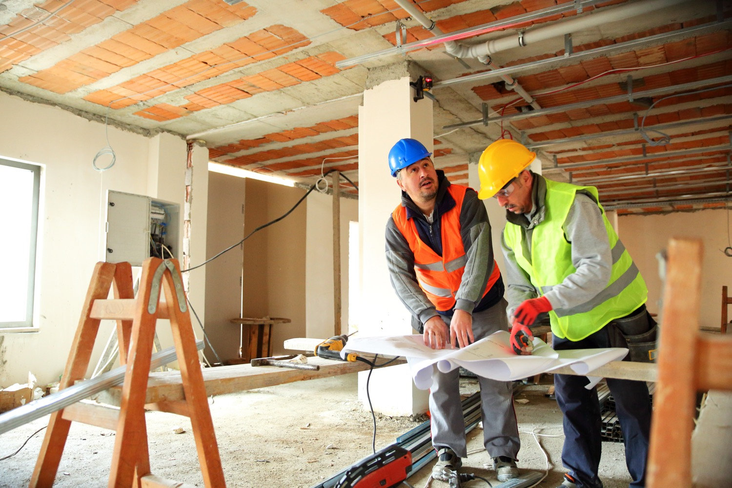 Construction workers.