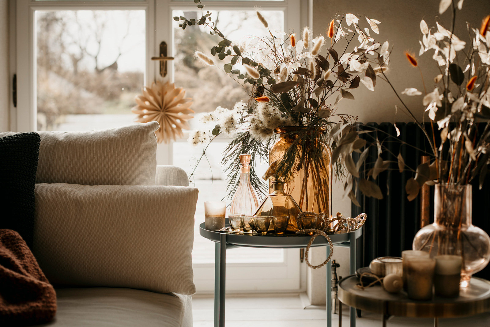 Winterlicher Pflanzenschmuck