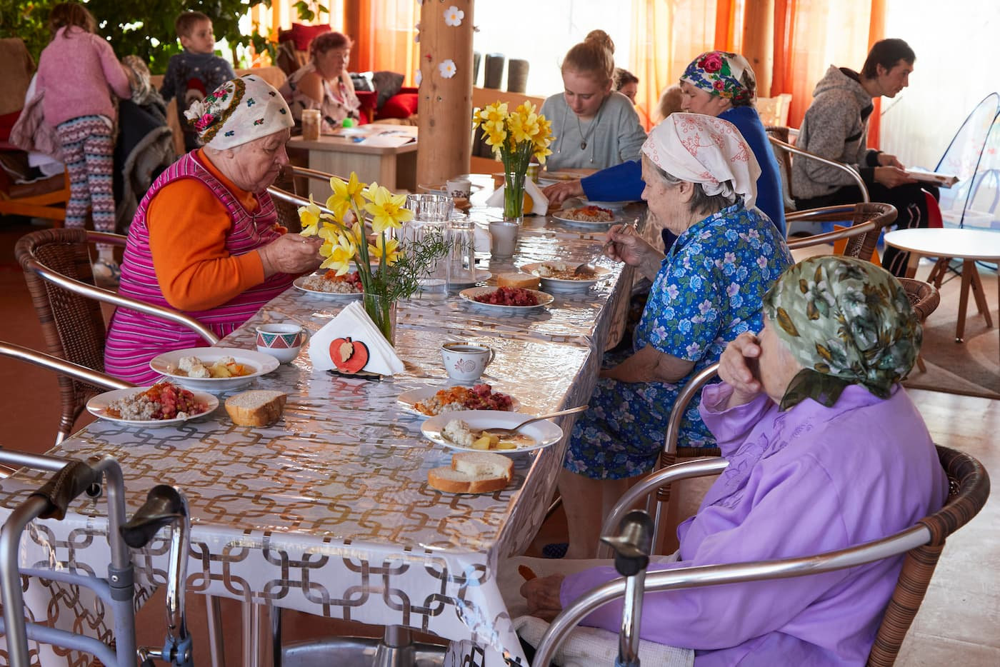 Sozialzentrum in Tudora: Hier werden auch alte Menschen aufgenommen, um die sich niemand kümmert.