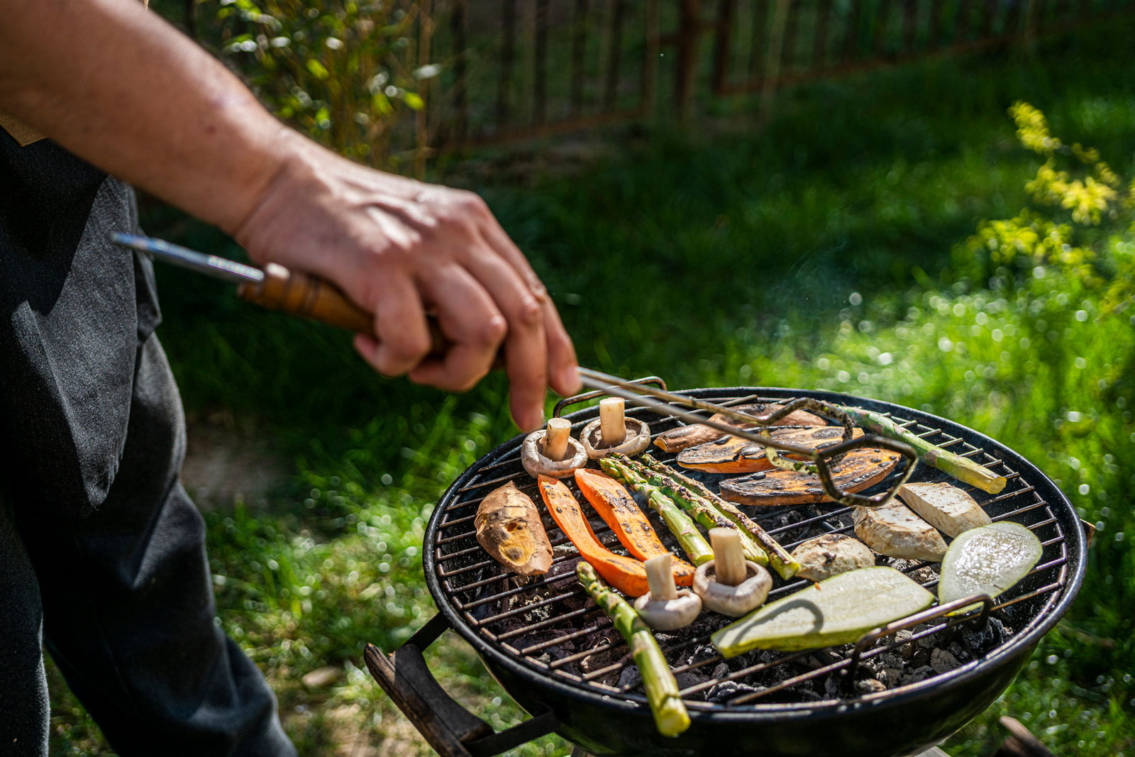 Auch Gemüse kann gegerillt werden