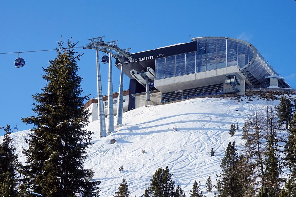 Die Gaislachkogel-Bergstation in Sölden