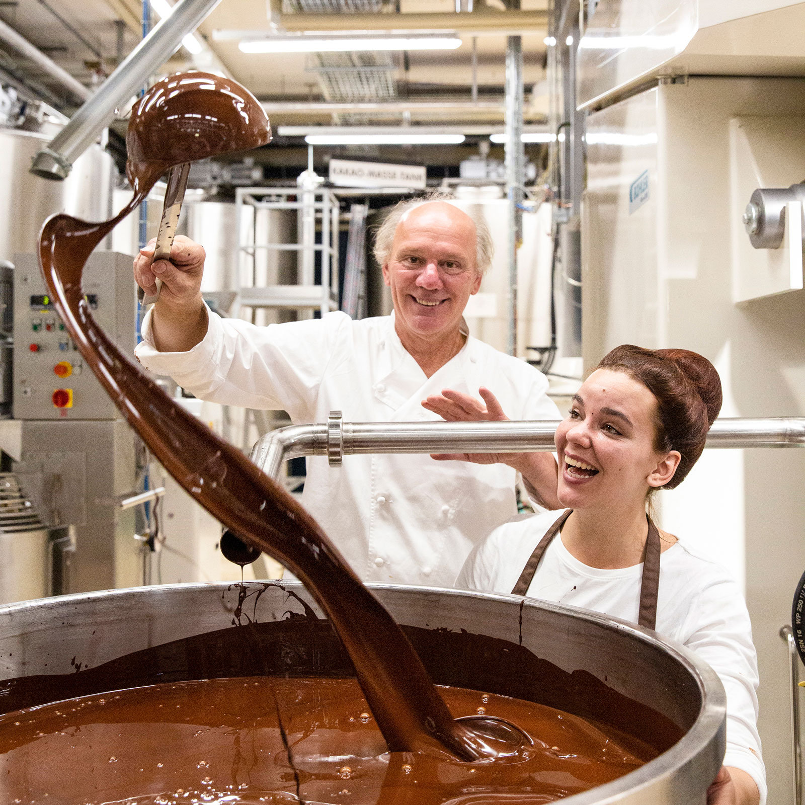 Josef Zotter mit Tocher Julia ©Jacqueline Jud