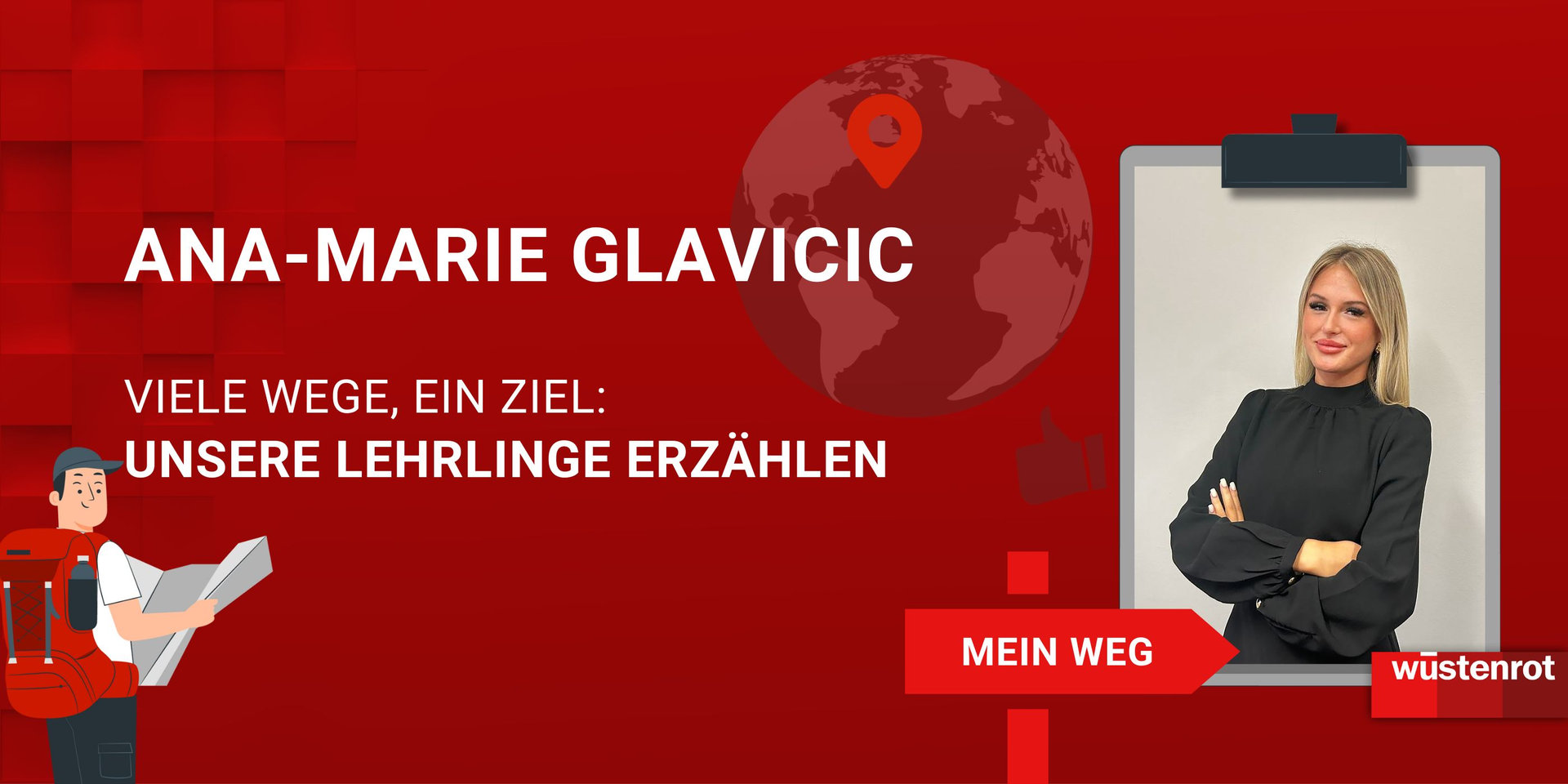 Grafik zum Interview mit Wüstenrot Lehrlinge Ana-Marie Glavicic