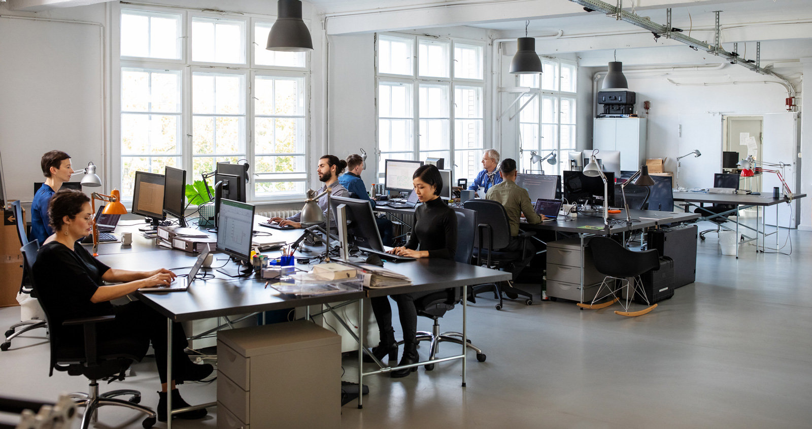 Bildschirmarbeit im Unternehmen: Software und Speicherplatz werden zunehmend gemietet.