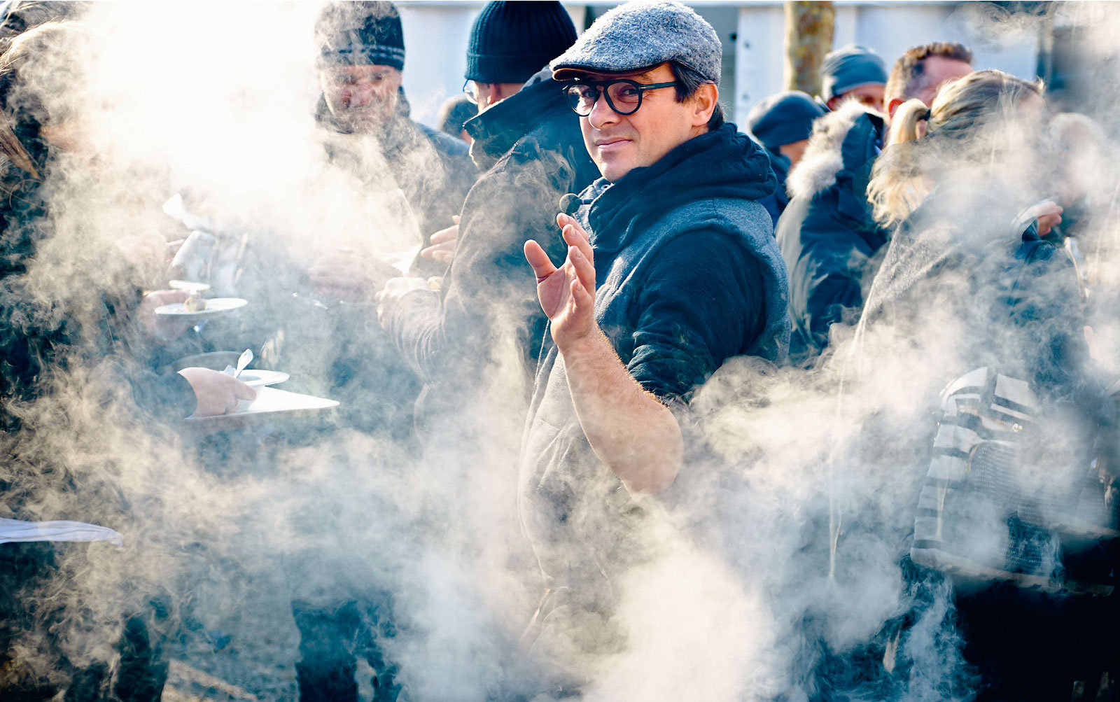Max Stiegl beim „Sautanz”-Event auf Gut Purbach ©Luzia Ellert