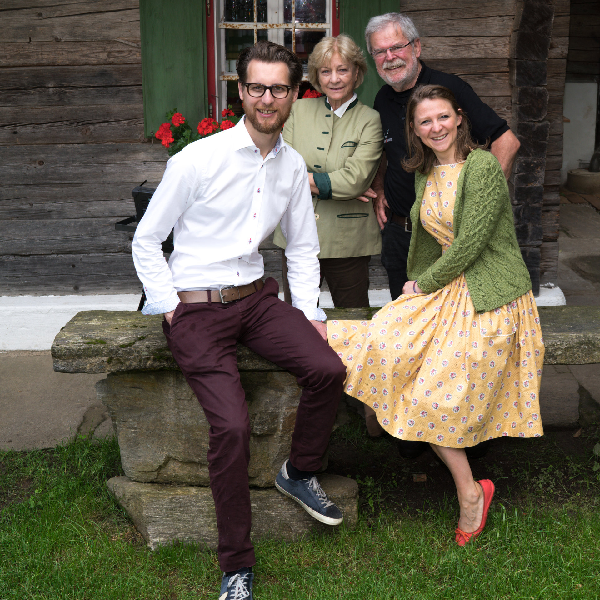 Mit der Familie: © Werner Goach