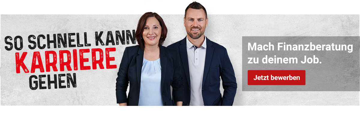 Employer Branding Werbung von Wüstenrot "So schnell kann Karriere gehen"