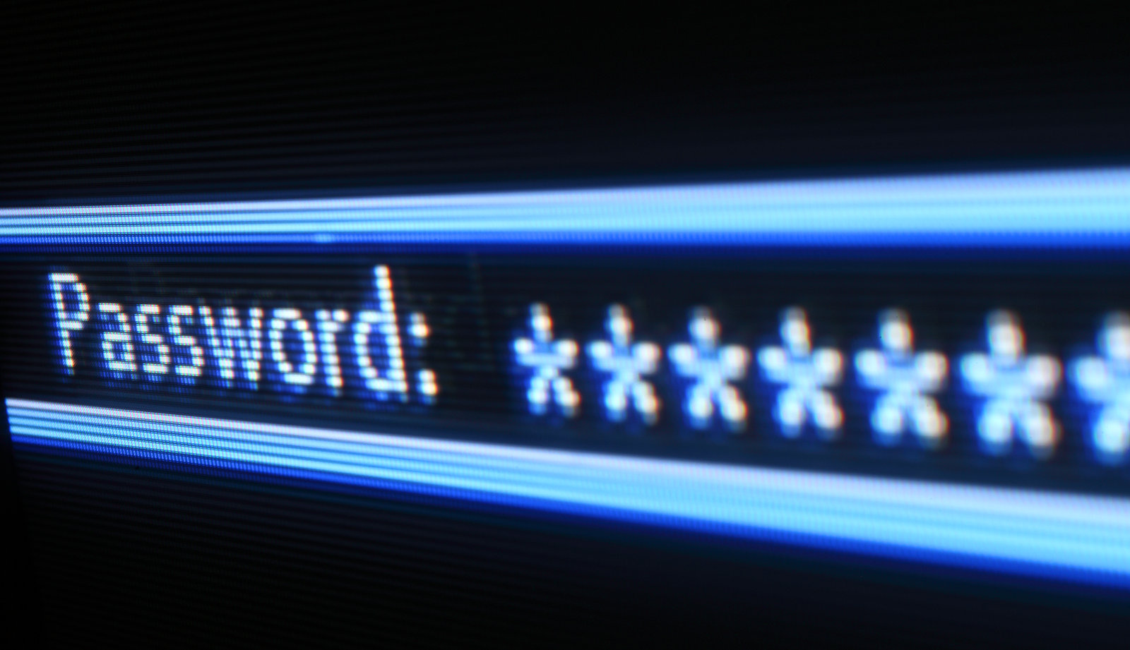 Bild eines "Passwort"-Schriftzugs