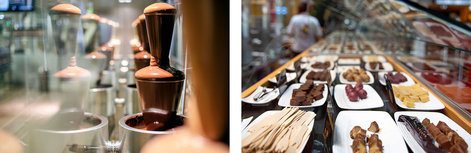 Schokobrunnen, Zotter-Spezialitäten ©Zotter Schokolade