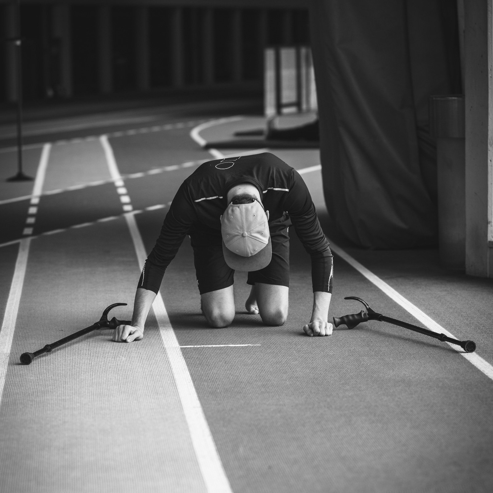 Lukas Müller auf der Laufbahn ©Thomas-Kaserer