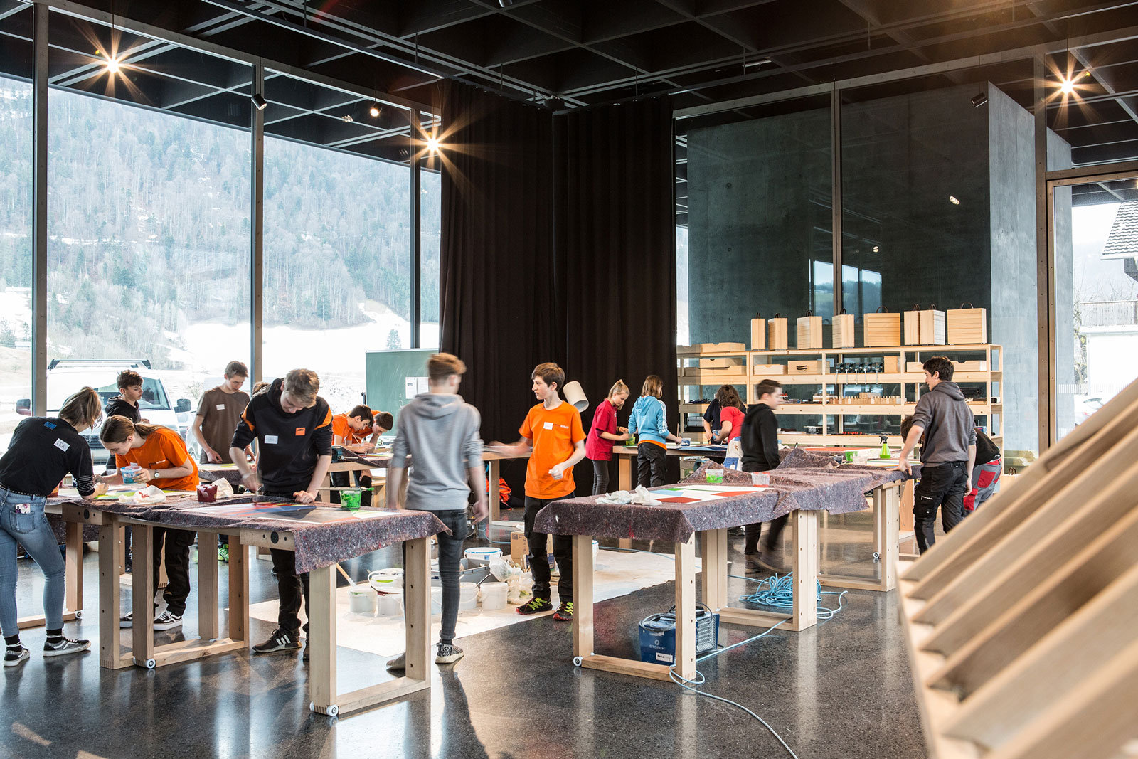 Die Lernwerkstatt ist Teil der Ausbildung der Werkraum Schule.