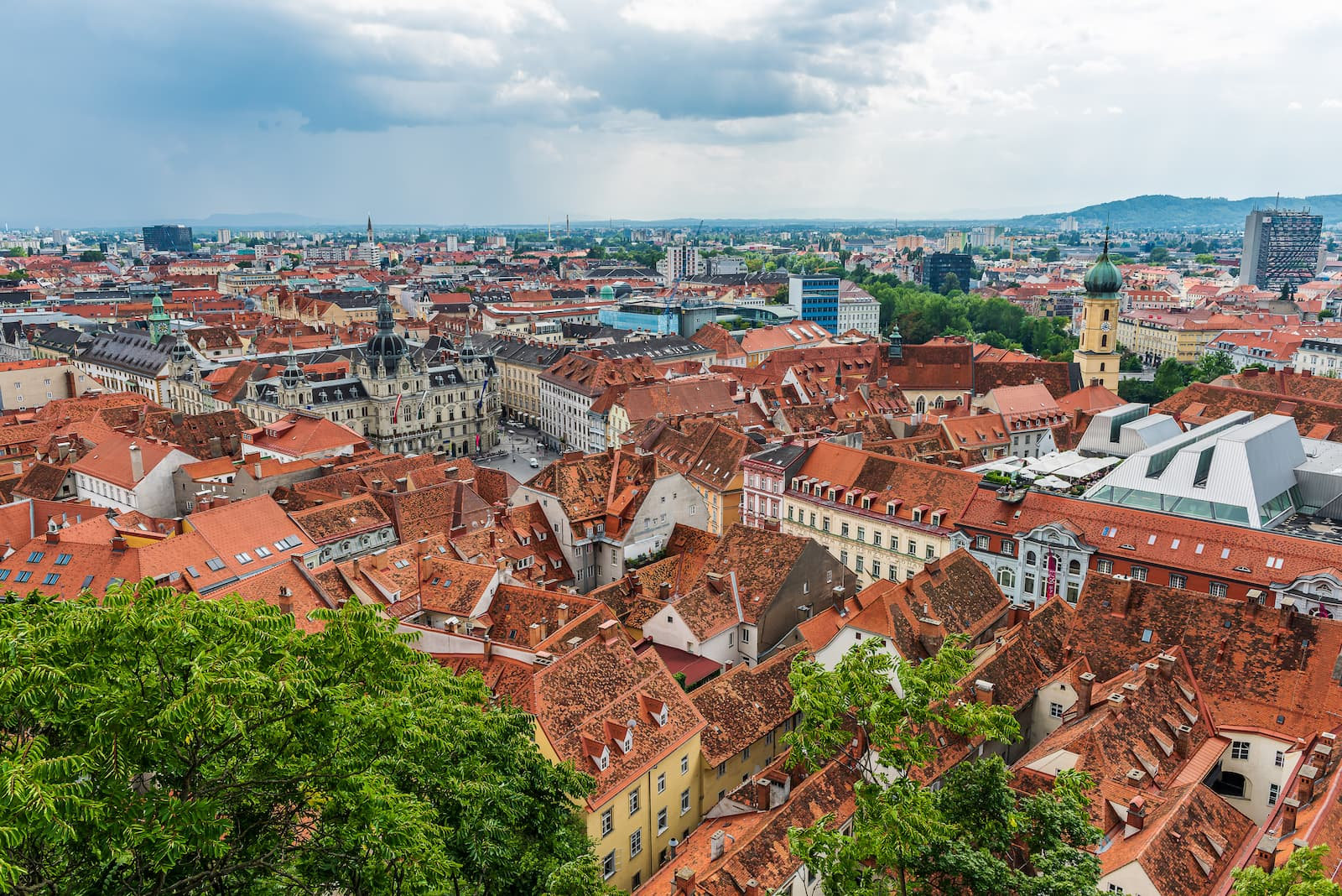Graz: Auch die Dachlandschaft war ausschlaggebend für die UNESCO.