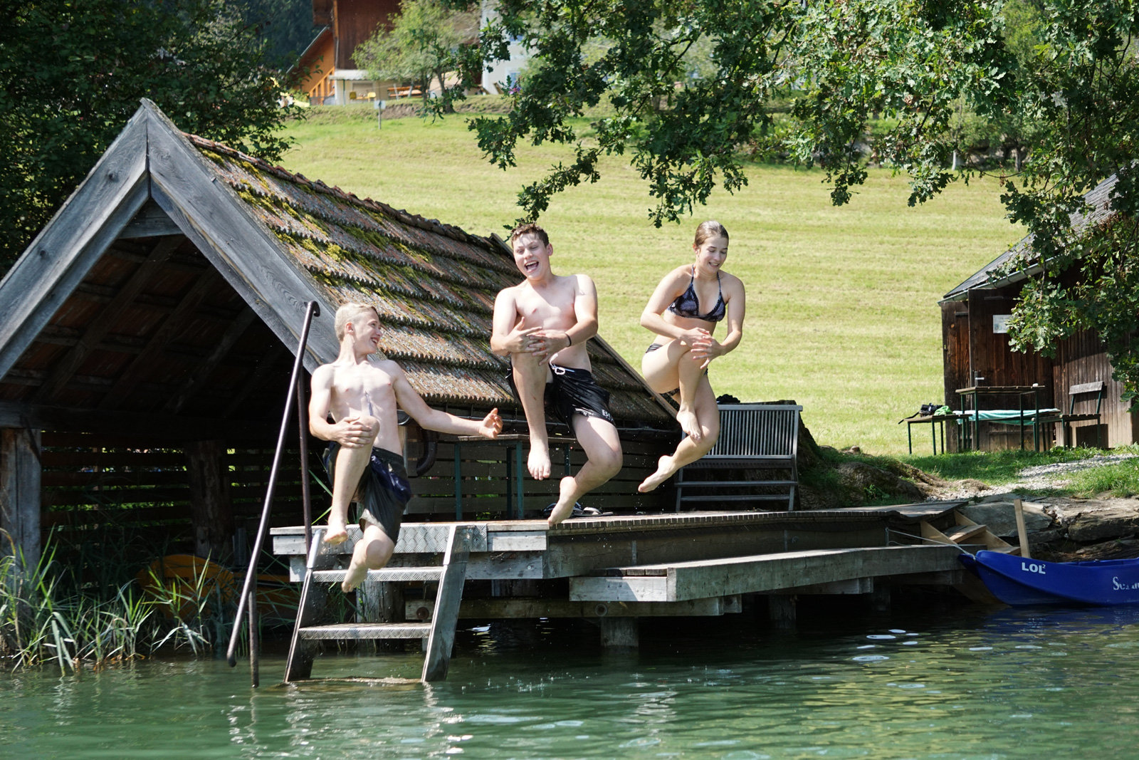 Wassergaudi am Irrsee