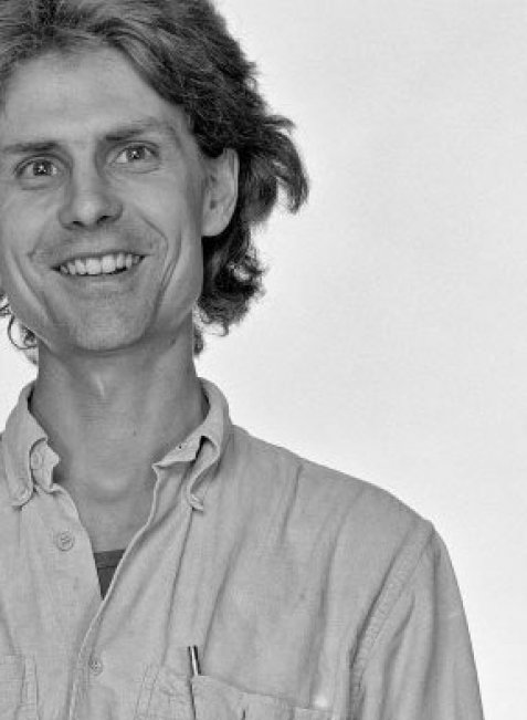 Schwarz-weiß Porträt eines Mannes