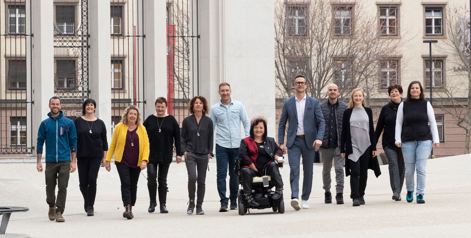 Marianne Hengl und ihre Mitstreiter von RollOn Austria