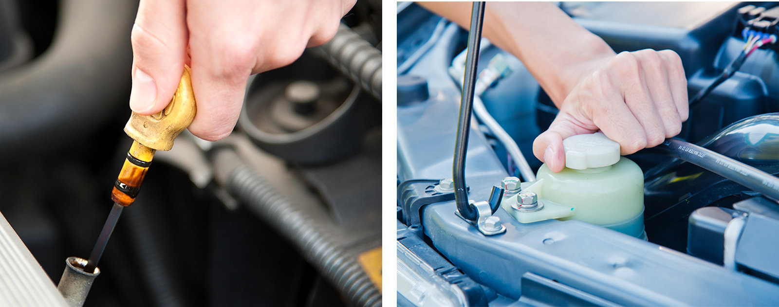Vor längeren Fahrten: Öl, Kühlflüssigkeit und Wischwasser checken