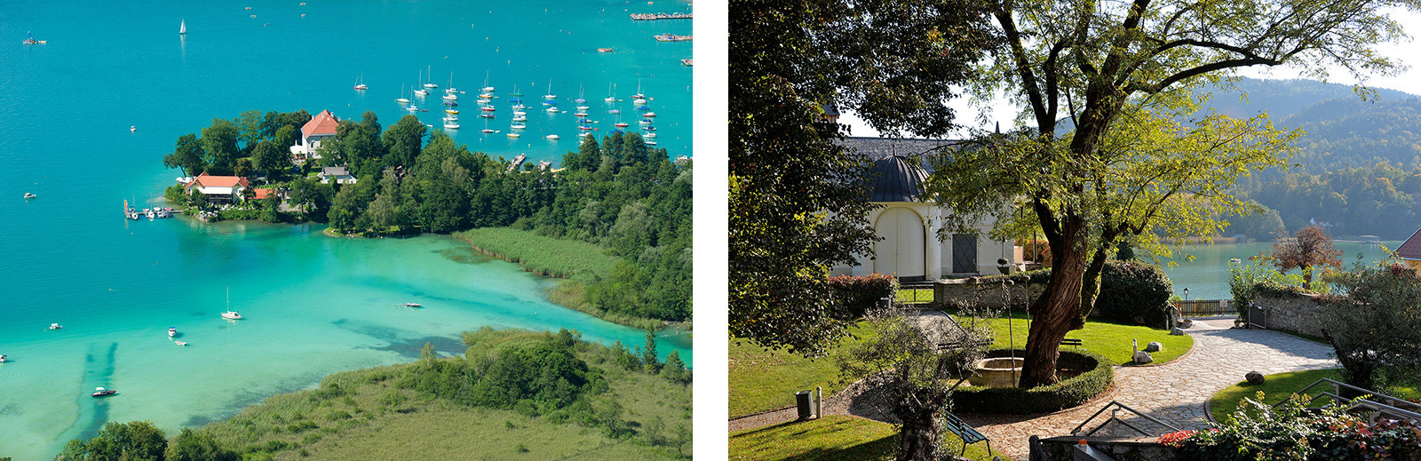 Beliebte Hochzeitslocation: Lustschloss und Kapelle Maria Loretto am Wörthersee