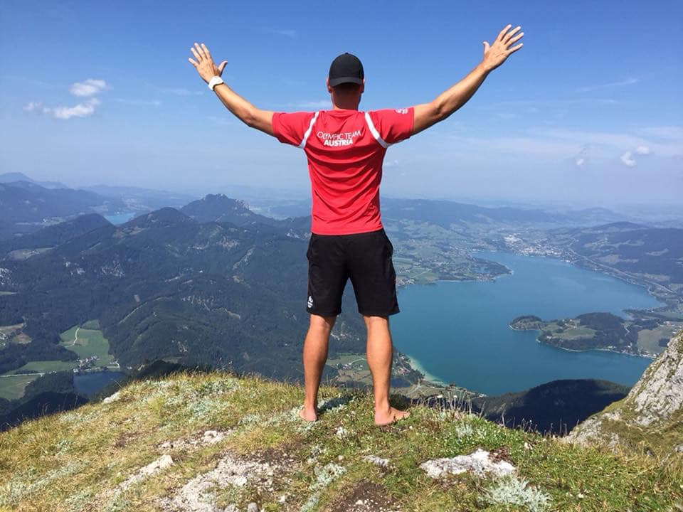 Michael Reisinger auf dem Schafberg