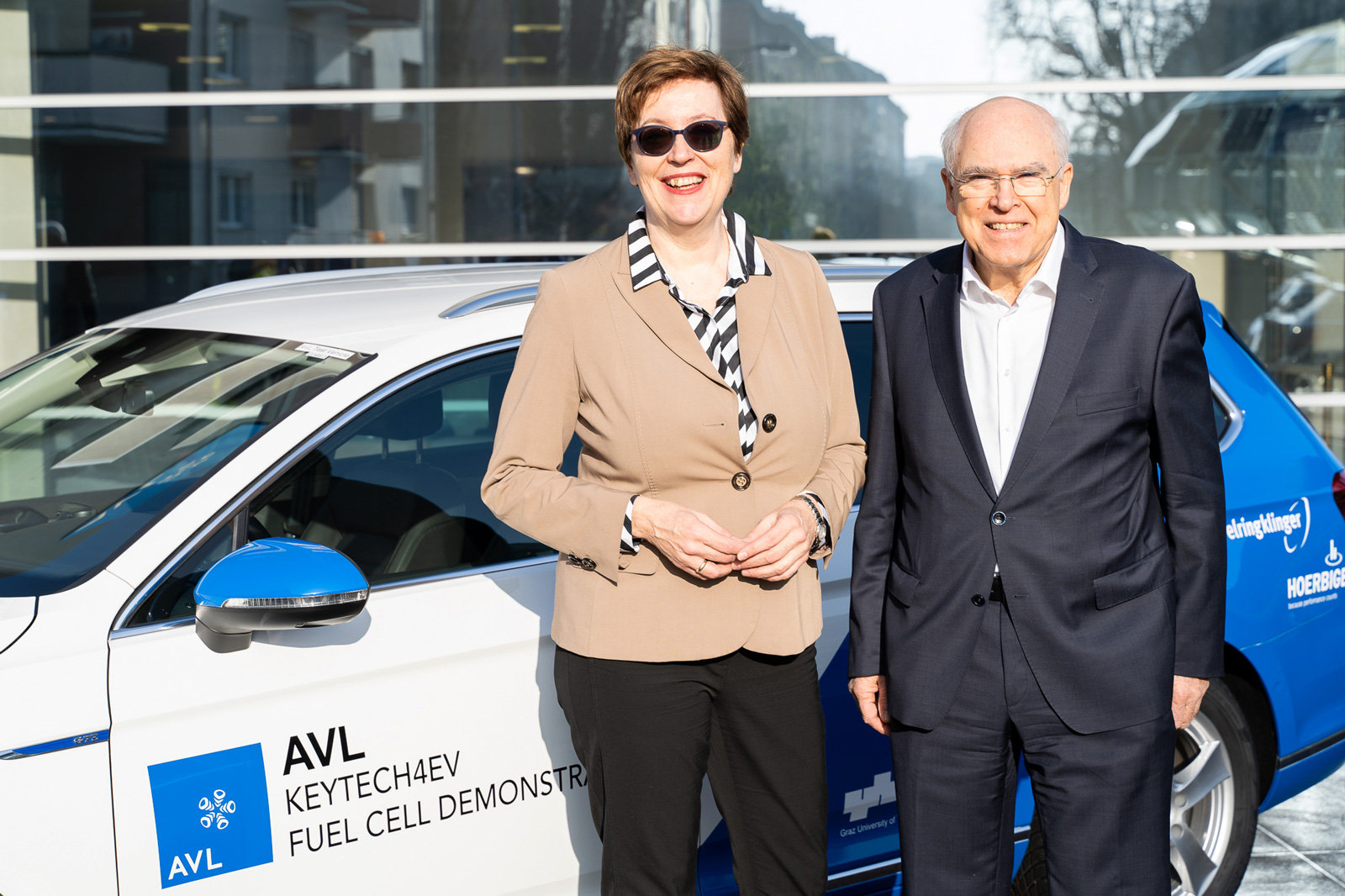 Theresia Vogel, Klima- und Energiefonds, Prof. Helmut List, CEO AVL