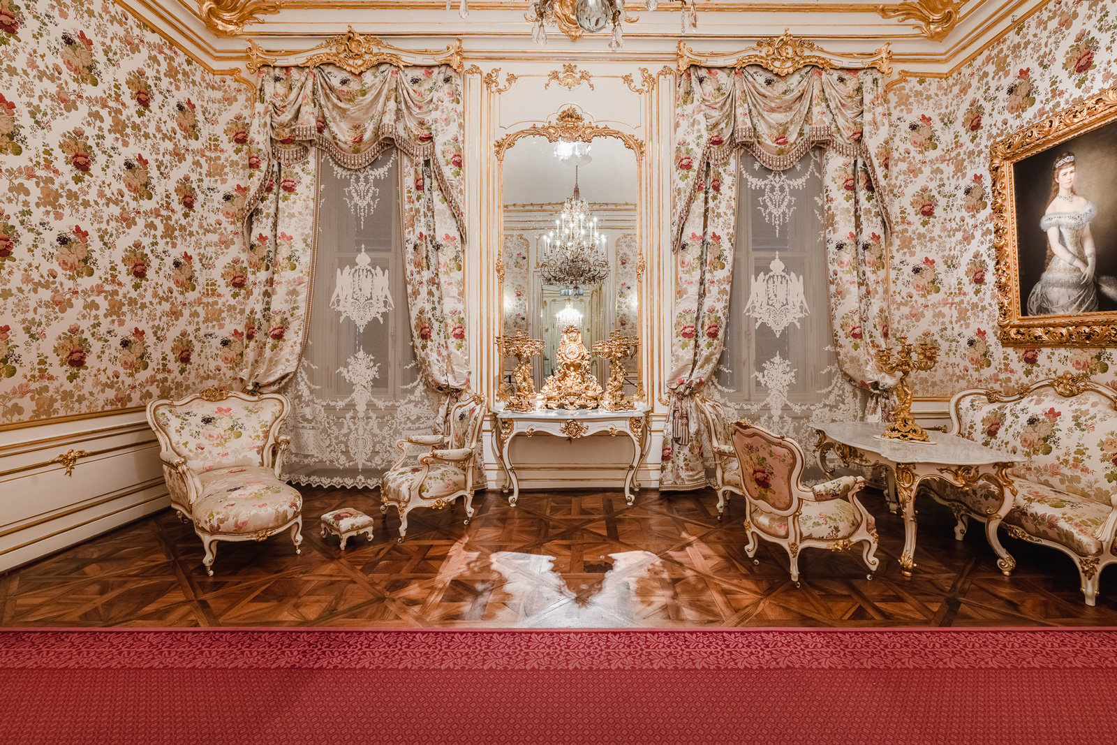 Der Salon der Kaiserin im Schloss Schönbrunn