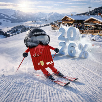 2,026 % jährlich für 24 Monate mit dem Wüstenrot FIX Festgeldkonto