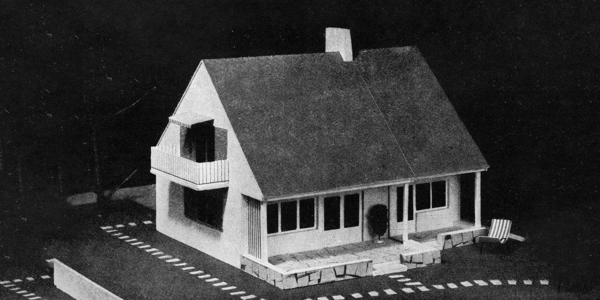 Abbildung des Hausmodells der Architektin Margarete Schütte-Lihotzky für Wüstenrot