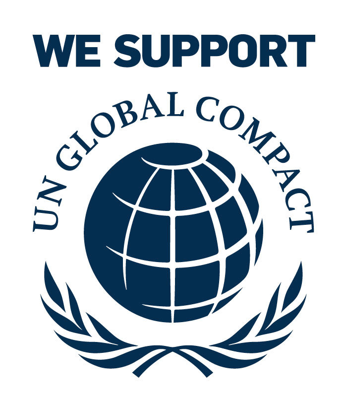 Logo von We Support UN global compact